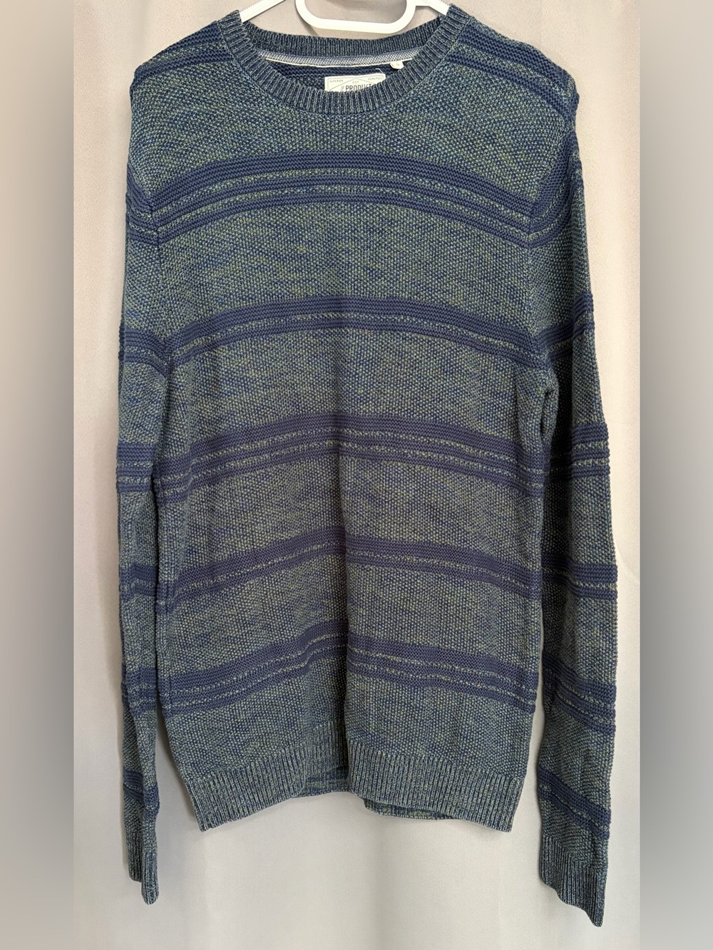 Striped Crewneck Knit Sweater